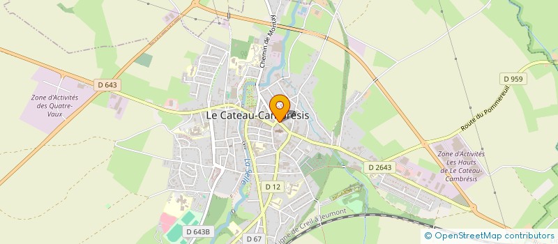 localisation de l'entreprise BOUTIQUE MONIQUE  LE CATEAU-CAMBRESIS