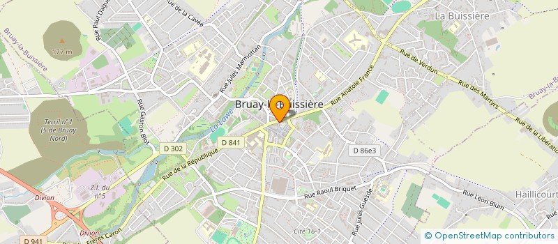 localisation de l'entreprise BOUTIQUE N 41 à BRUAY-LA-BUISSIERE