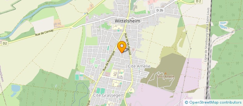 localisation de l'entreprise BOUTIQUE PRESTIGE  WITTELSHEIM