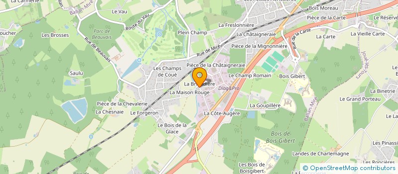 localisation de l'entreprise BOUTIQUE PRO MEDICAL  BALLAN-MIRE