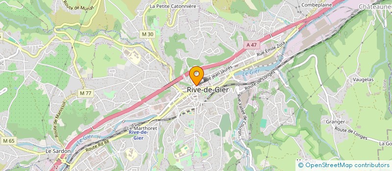 localisation de l'entreprise BOUTIQUE SANDRA  RIVE-DE-GIER