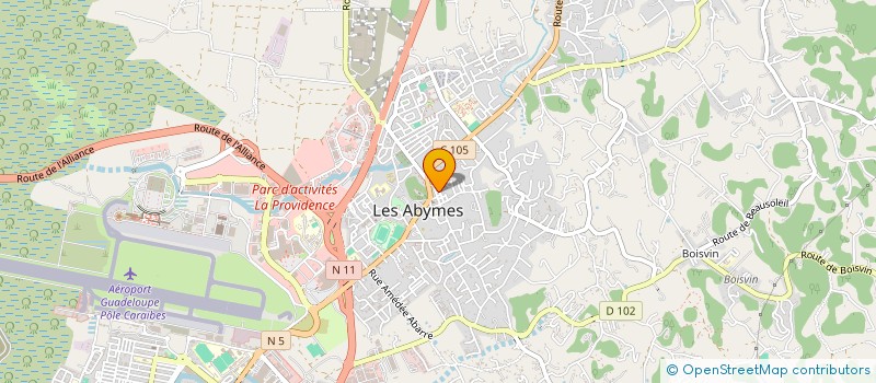 localisation de l'entreprise BOUTIQUE SERVICES PLUS à LES ABYMES