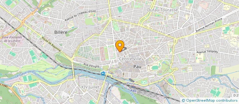 localisation de l'entreprise BOUTIQUE SIMONE GOAILLE à PAU