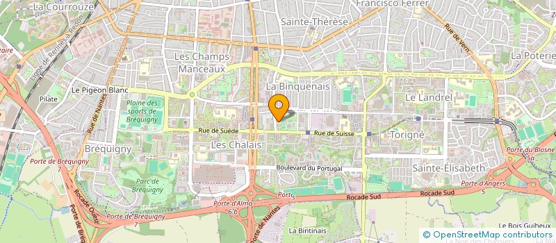localisation de l'entreprise BOUTIQUE SOLIDAIRE BRETAGNE à RENNES