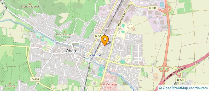 localisation de l'entreprise BOUTIQUE SOLIDAIRE OBERNAI  OBERNAI