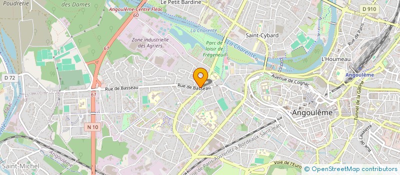 localisation de l'entreprise BOUTIQUE SOLIDARITE L'ECLAIRCIE à ANGOULEME