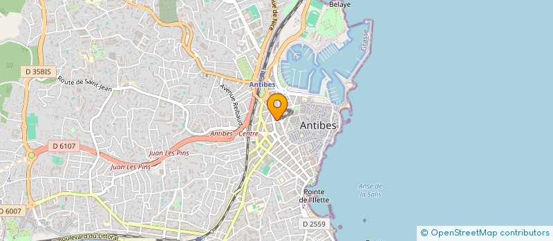 localisation de l'entreprise BOUTIQUE SOPHIE GRIMALDI  ANTIBES