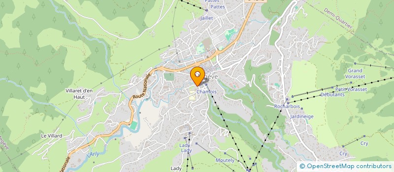 localisation de l'entreprise BOUTIQUE SUEDOISE à MEGEVE