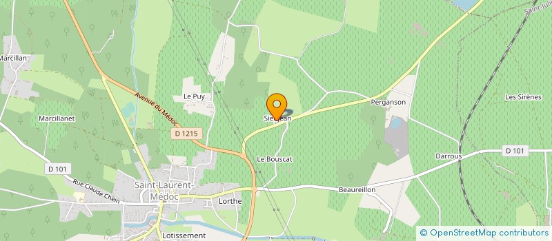 localisation de l'entreprise BOUTIQUE VIGNOBLE DE LAROSE  SAINT-LAURENT-MEDOC