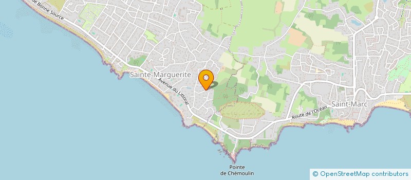 localisation de l'entreprise BOUTIQUES A NANTES  PORNICHET