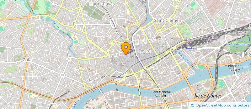 localisation de l'entreprise BOUTIQUES DE MODE à NANTES