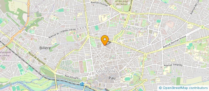 localisation de l'entreprise BOUTIQUES ET SERVICES à PAU