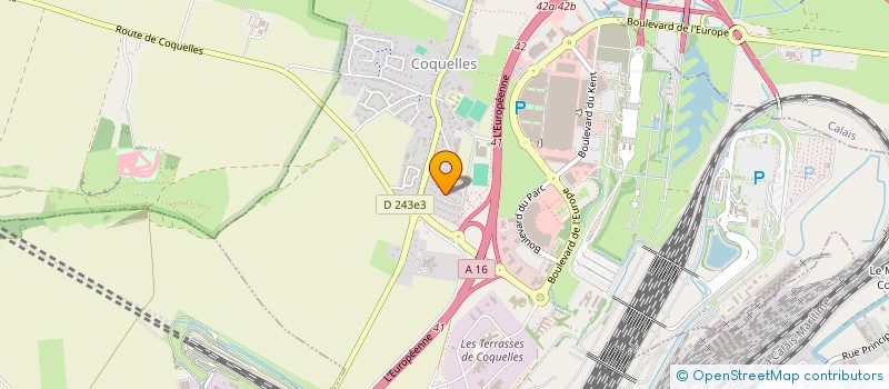 localisation de l'entreprise BOUTOILLE-DEVELOPPEMENT  CALAIS