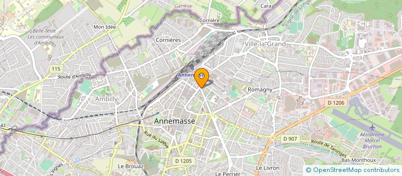 localisation de l'entreprise BOUTOILLE SABRINA à ANNEMASSE