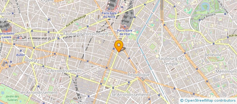 localisation de l'entreprise BOUTON D'OR  PARIS