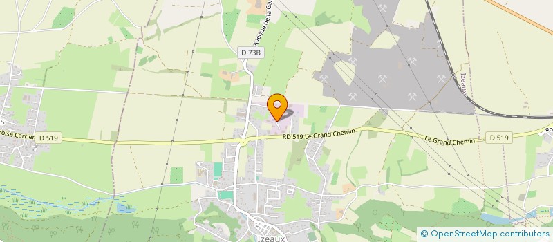 localisation de l'entreprise BOUTON D'OR  IZEAUX