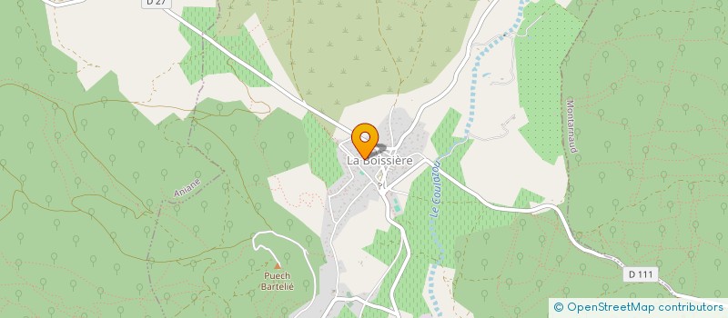 localisation de l'entreprise BOUTON D'OR  MONTPEYROUX