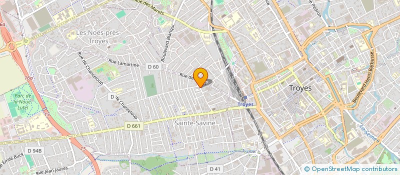 localisation de l'entreprise BOUTON DANIEL  SAINTE-SAVINE