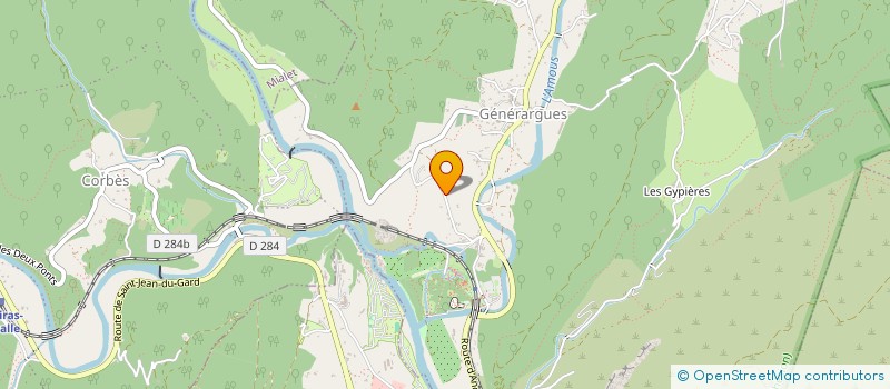 localisation de l'entreprise BOUTON PANIC  GENERARGUES