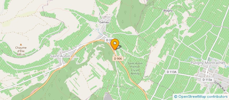 localisation de l'entreprise BOUTON VINS ET SPIRITUEUX IMPORT EXPORT  SAINT-AUBIN