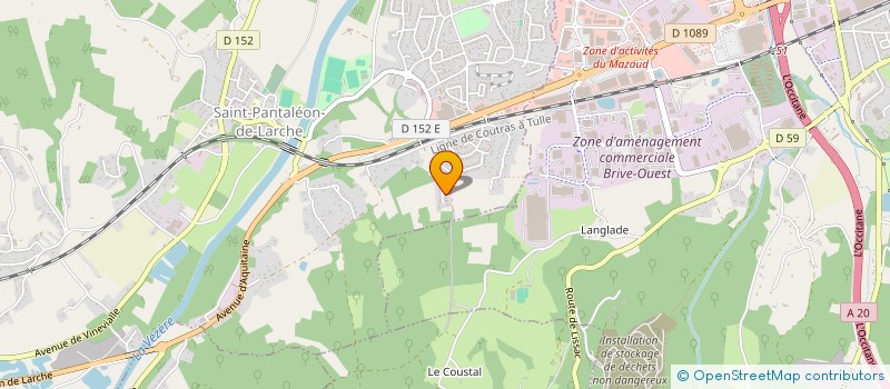 localisation de l'entreprise BOUTONNE  SAINT-PANTALEON-DE-LARCHE