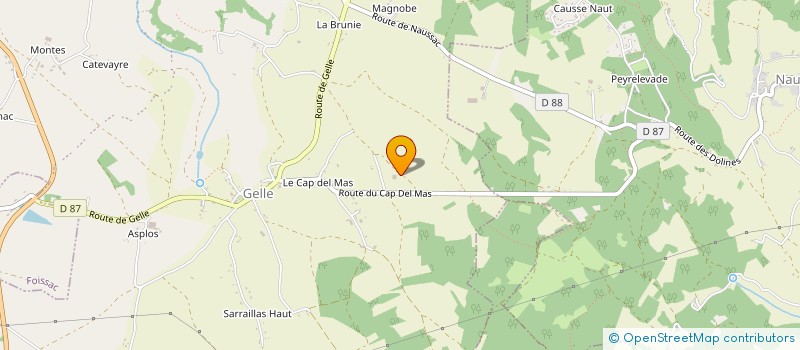 localisation de l'entreprise BOUTONNET VOYAGES à ASPRIERES