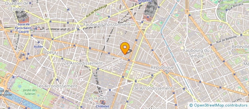 localisation de l'entreprise BOUTONNIERE DE FRANCE  PARIS