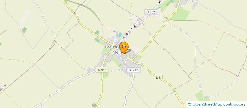 localisation de l'entreprise BOUTRAINGAIN  ECOUST-SAINT-MEIN