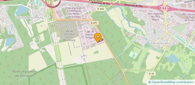 localisation de l'entreprise BOUTROUE à COLLEGIEN