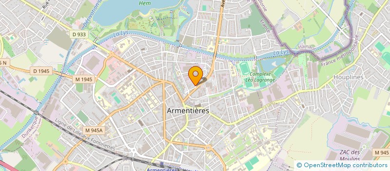 localisation de l'entreprise BOUTROY DELEMAZURE  ARMENTIERES