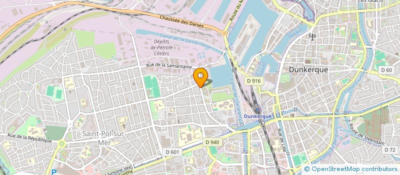 localisation de l'entreprise BOUTRY à DUNKERQUE