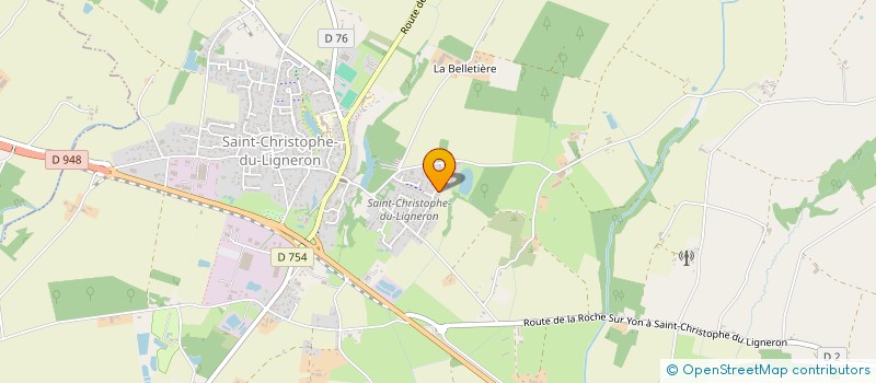 localisation de l'entreprise BOUTRY APPELLATION  SAINT-CHRISTOPHE-DU-LIGNERON