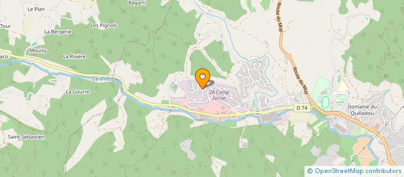 localisation de l'entreprise BOUTRY DECO  SAINTE-MAXIME