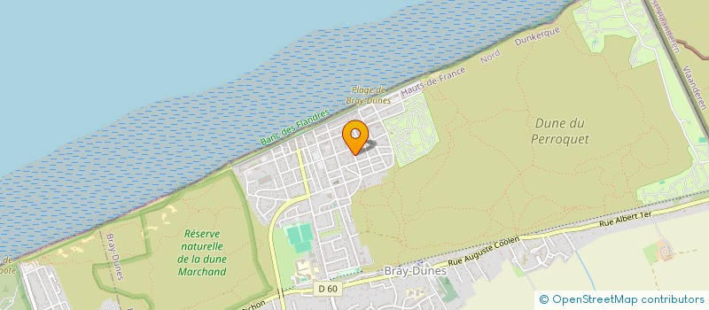 localisation de l'entreprise BOUTRY FILS  BRAY-DUNES