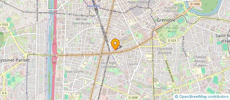 localisation de l'entreprise BOUTRY NCO à GRENOBLE