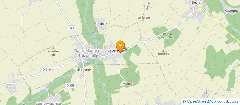 localisation de l'entreprise BOUTS DE BRANCHES  SAINT-MAURICE-THIZOUAILLE