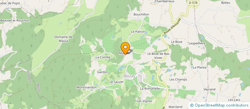 localisation de l'entreprise BOUTS DE CHOUX ET GRANDES ASPERGES à SAINT-VICTOR