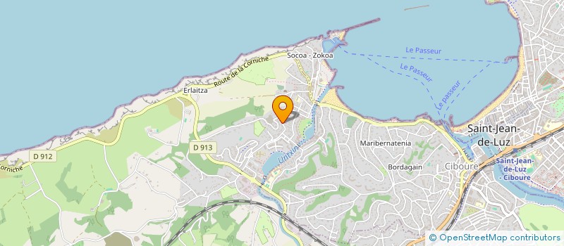 localisation de l'entreprise BOUTTEMANT MORIHAIN  URRUGNE