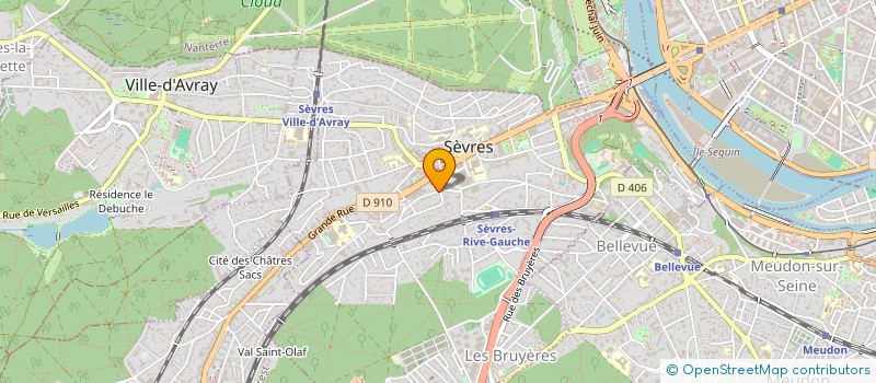 localisation de l'entreprise BOUTURES EN SEINE (BES) à SEVRES