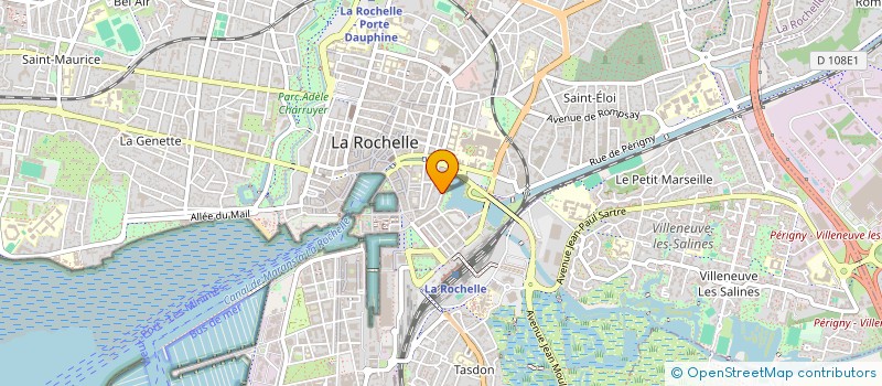 localisation de l'entreprise BOUTY à LA ROCHELLE
