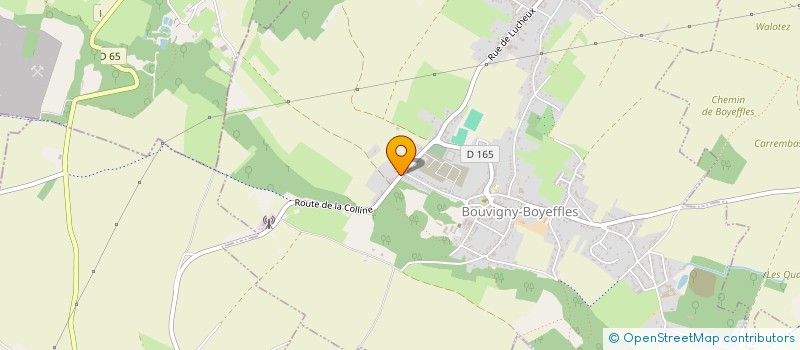 localisation de l'entreprise BOUV.1  BOUVIGNY-BOYEFFLES