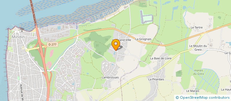 localisation de l'entreprise BOUV'ELEC à SAINT-BREVIN-LES-PINS