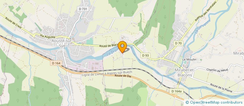 localisation de l'entreprise BOUVAGRI  PIEGROS-LA-CLASTRE