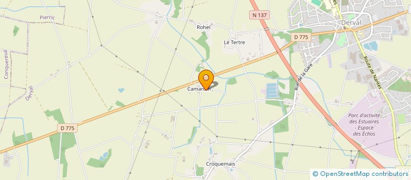 localisation de l'entreprise BOUVAIS  DERVAL