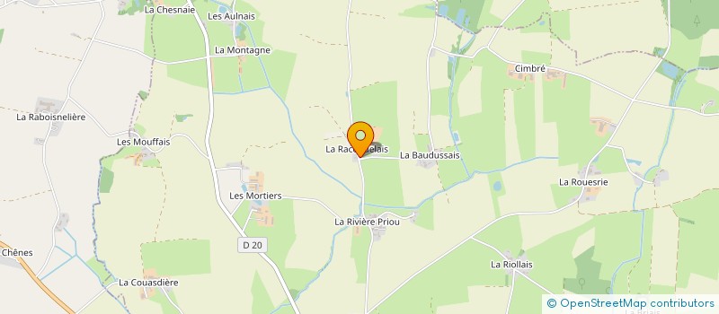 localisation de l'entreprise BOUVAIS IMMO  SAINT-JULIEN-DE-VOUVANTES