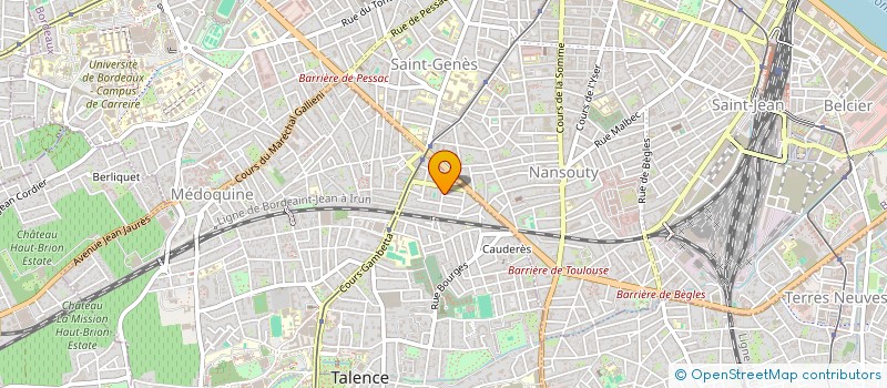 localisation de l'entreprise BOUVAL PRO  TALENCE