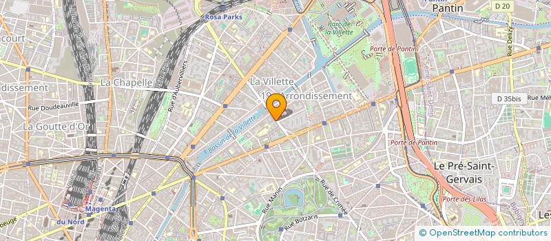 localisation de l'entreprise BOUVALOU  PARIS