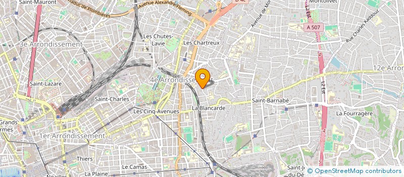localisation de l'entreprise BOUVARD à MARSEILLE