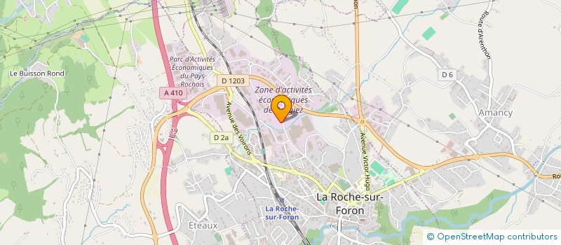 localisation de l'entreprise BOUVARD AUTOMOBILES à LA ROCHE-SUR-FORON