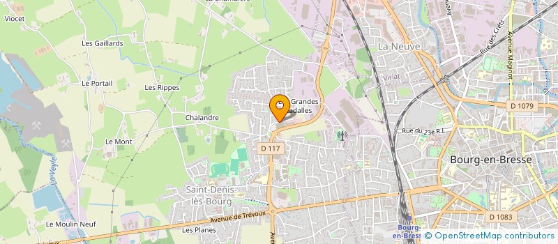 localisation de l'entreprise BOUVENT CURTAFRAY à SAINT-DENIS-LES-BOURG